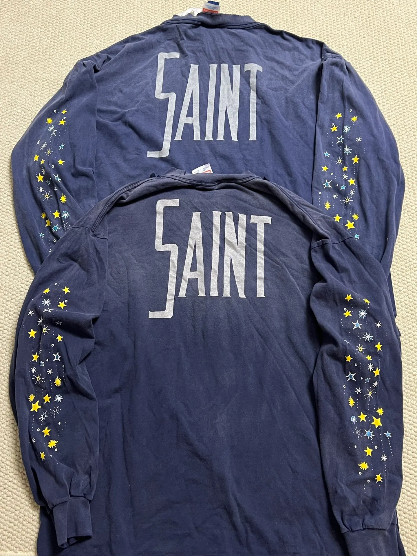 SAINT Mxxxxxx Washing water destroys Mickey long sleeves! Shipping soon!